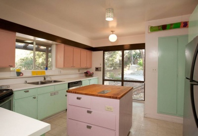 3258 E. Chevy Chase Canyon Glendale Japanese Inspired Mid-Century Traditional Kitchen