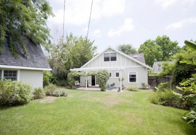 1363 N Orange Grove Spaulding Square English Revival Bungalow Yard