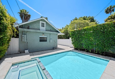 1149 N Poinsettia Pl Pool and Yard