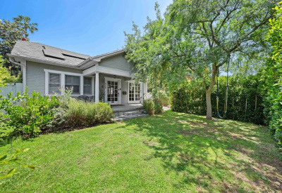 568 N Gower House and Hedged Front Yard