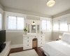 Sunset Square Japanese Swiss Airplane Bungalow Master Bedroom