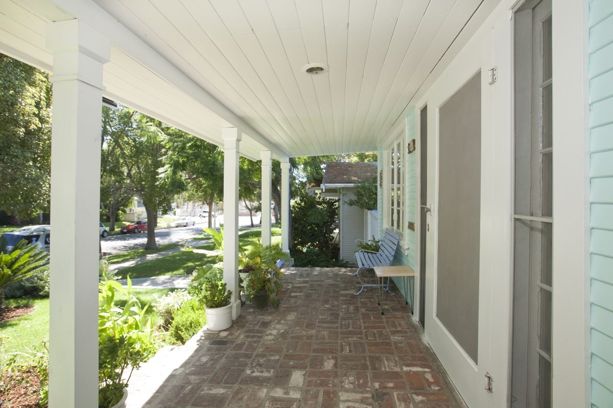 1319 N Spaulding Avenue Bungalow in Spaulding Square HPOZ Front Porch