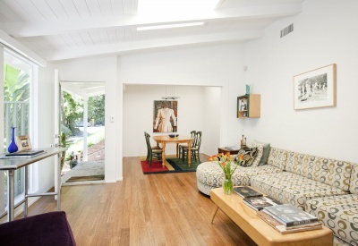 3991 Alta Mesa Dr Studio City Mid-Century Living Room to Dining