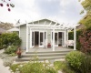 Super Cute West Hollywood Bungalow 1212 N Poinsettia Place Deck and Yard
