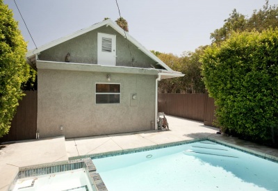 1149 N Poinsettia Pl West Hollywood Lease 90046 Pool Area