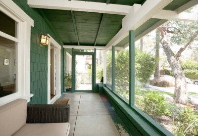 7627 Lexington Avenue West Hollywood Craftsman Bungalow Front Porch