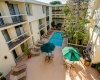 1230 N Sweetzer Apt 301 West Hollywood 90069 Condo Pool Area